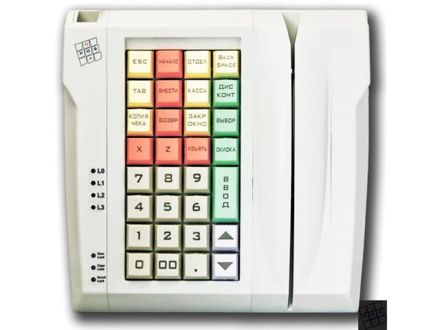 LPOS-032 M12 (PS/2, MSR) Программируемая клавиатура