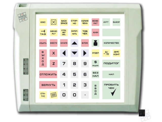 LPOS-064P Mxx (PS/2) Программируемая клавиатура защищенного типа