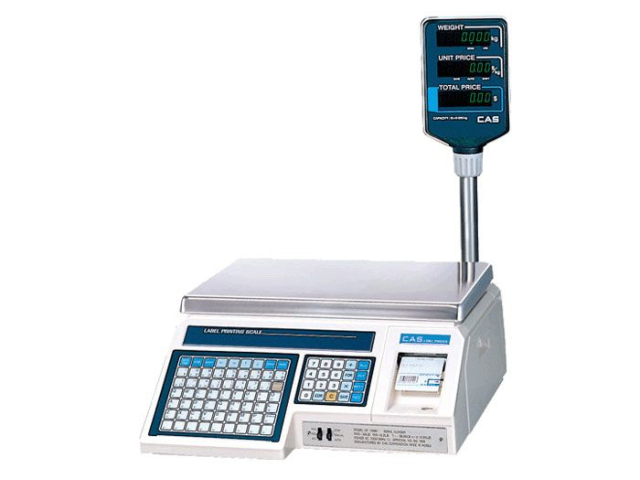 CAS LP-15R (V 1.6) Весы с печатью этикетки (RS232, со стойкой)