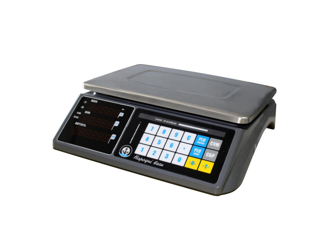 Vagar VP-N06/15LED RS-232 (230x325) Весы торговые без стойки