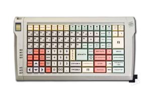 LPOS-128FP Mxx (PS/2, со сканером отпечатков пальцев) Программируемая клавиатура