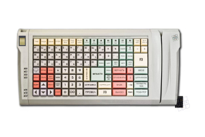LPOS-128FP M02 (PS/2, MSR, со сканером отпечатков пальцев) Программируемая клавиатура
