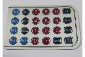 Наклейка клавиатуры JC-11 к весам Camry