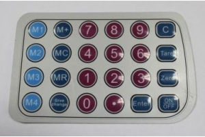 Наклейка клавиатуры JE-11 к весам Camry