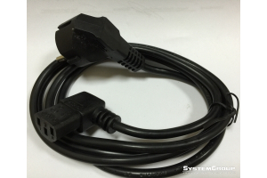 Кабель питания угловой к весам Cablexpert PC-186a 90 градусов 1.8 м