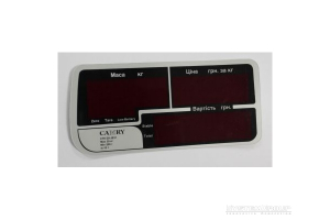 Наклейка индикации продавца JE-31-30кг к весам Camry